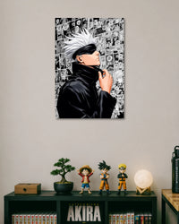 Jujutsu Kaisen Gojo Manga Collage Poster artwork