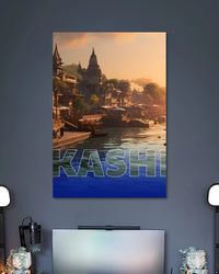 Alternative artwork featuring Kashi Ganga Ghat Sunset Poster