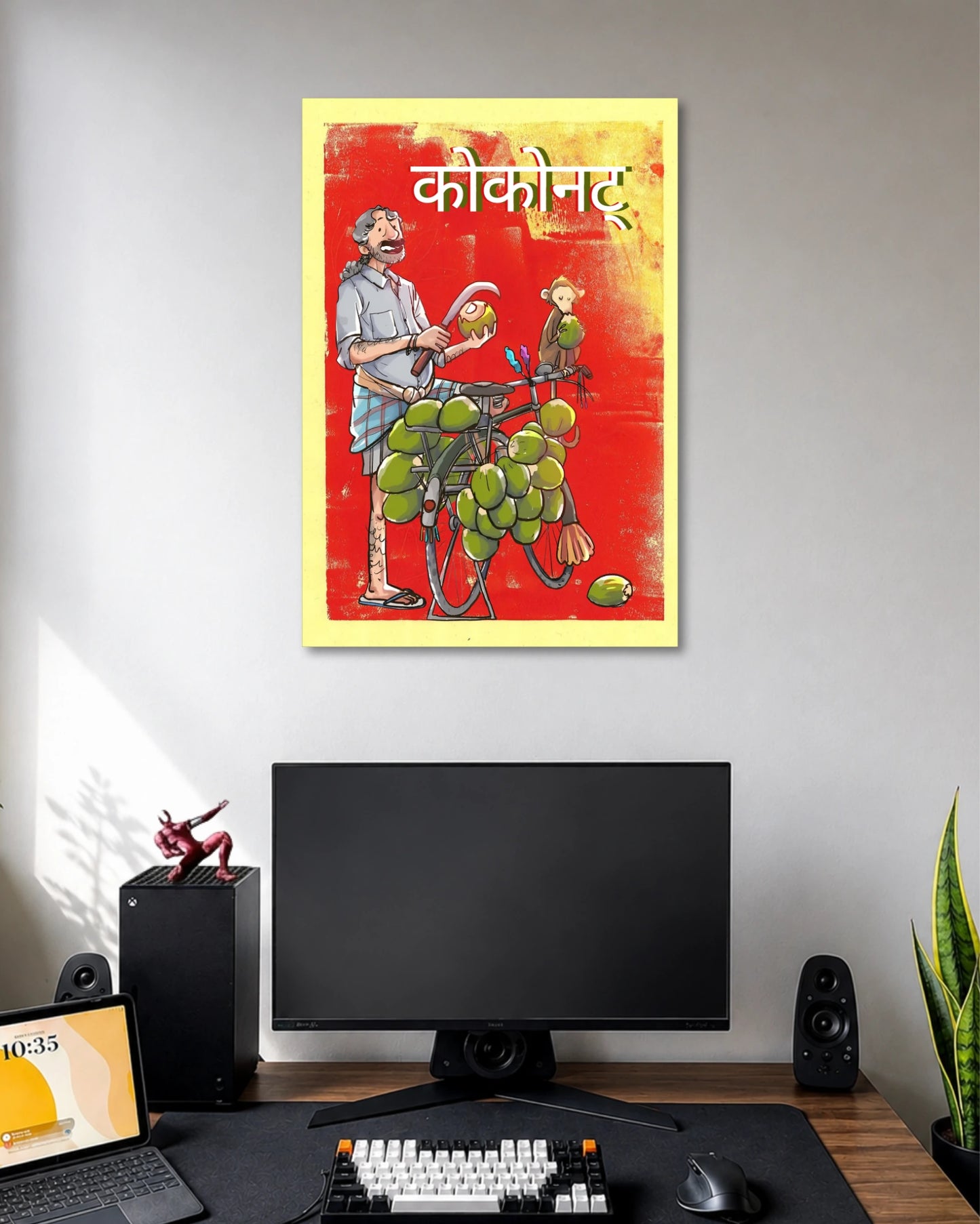 Kerala Aesthetic Coconut Life Poster poster artwork