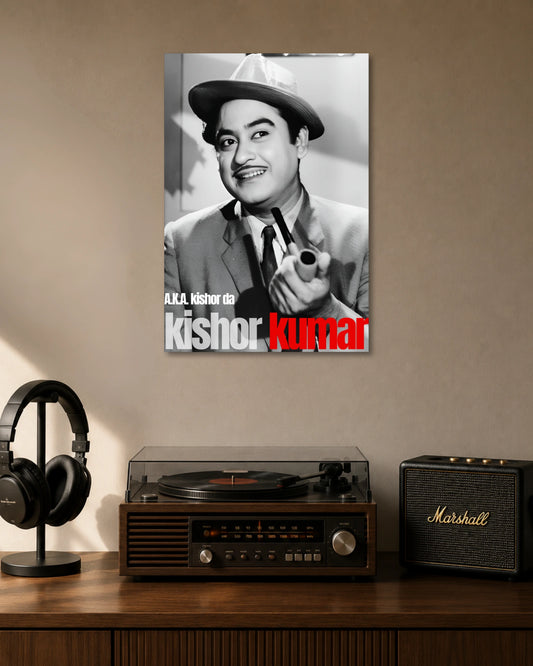 Kishore Kumar Vintage Poster poster artwork
