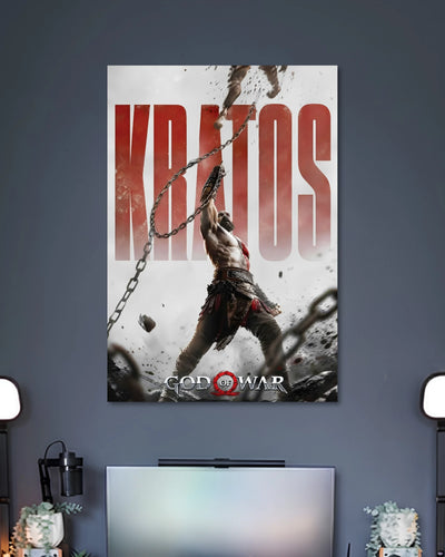 Alternative artwork featuring Kratos God of War Poster
