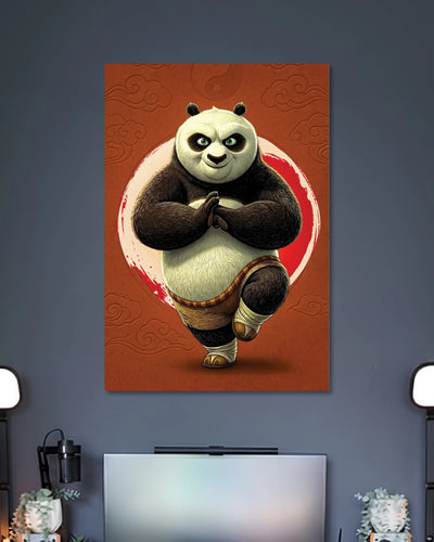 Alternative artwork featuring Po Kung Fu Panda Martial Arts Poster