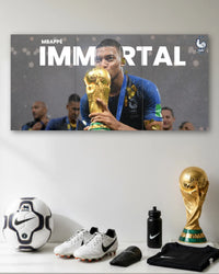 Three-panel Mbappe Immortal 3 Piece Split Poster Set artwork featuring premium detailed design 1