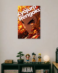 Kyojuro Rengoku Demon Slayer Anime Poster poster artwork