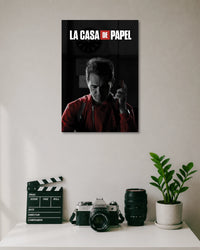 La Casa de Papel Red Suit Poster poster artwork