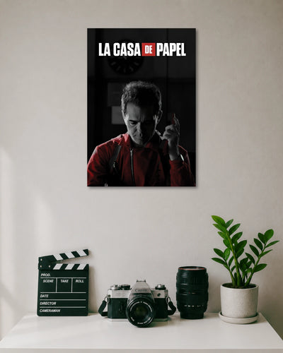 La Casa de Papel Red Suit Poster poster artwork