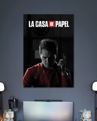 Alternative artwork featuring La Casa de Papel Red Suit Poster