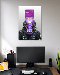 Lewis Hamilton 2008 Radio Poster poster artwork
