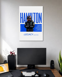 Lewis Hamilton Speed and Style F1 Poster poster artwork