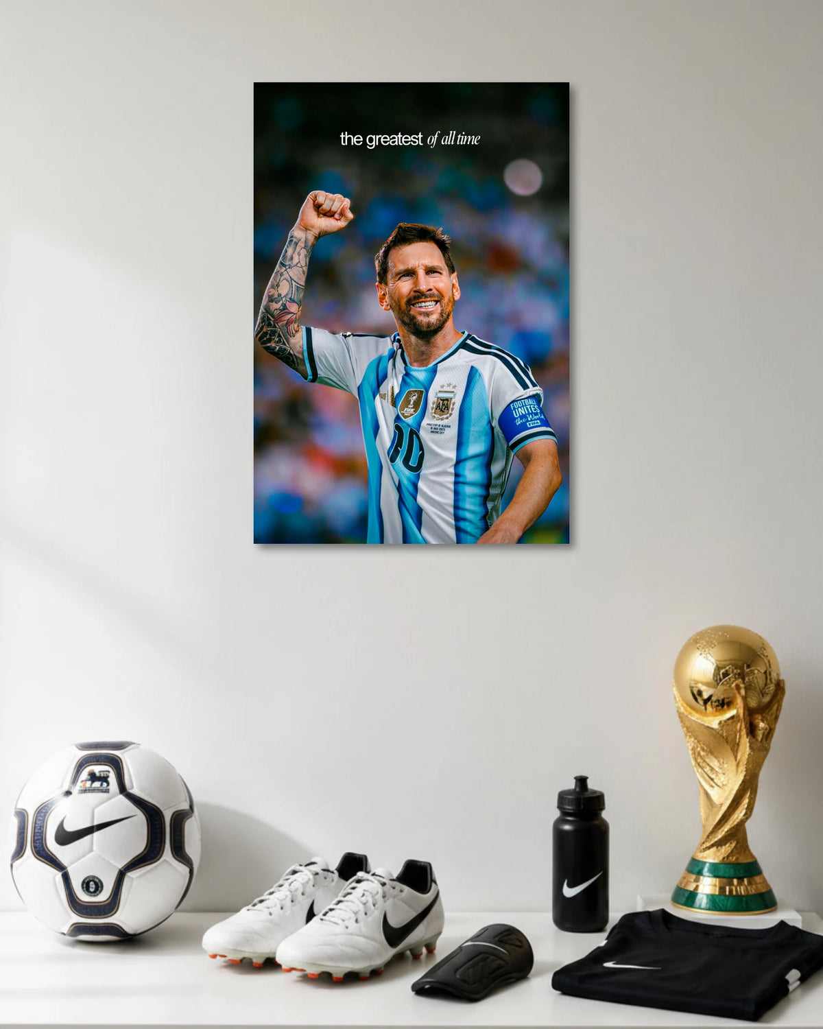 Lionel Messi Greatest Of All Time Argentina Poster poster artwork