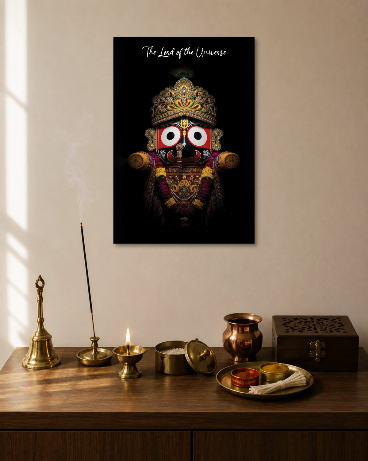 Lord Jagannath Universe Poster artwork with bold detailed composition 1