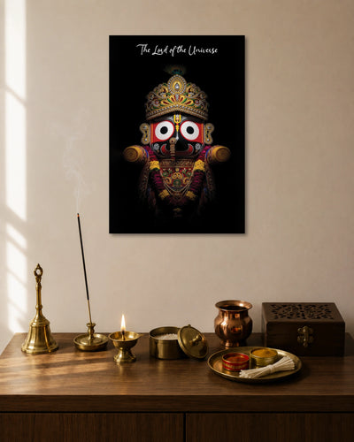 Lord Jagannath Universe Poster artwork with bold detailed composition 1