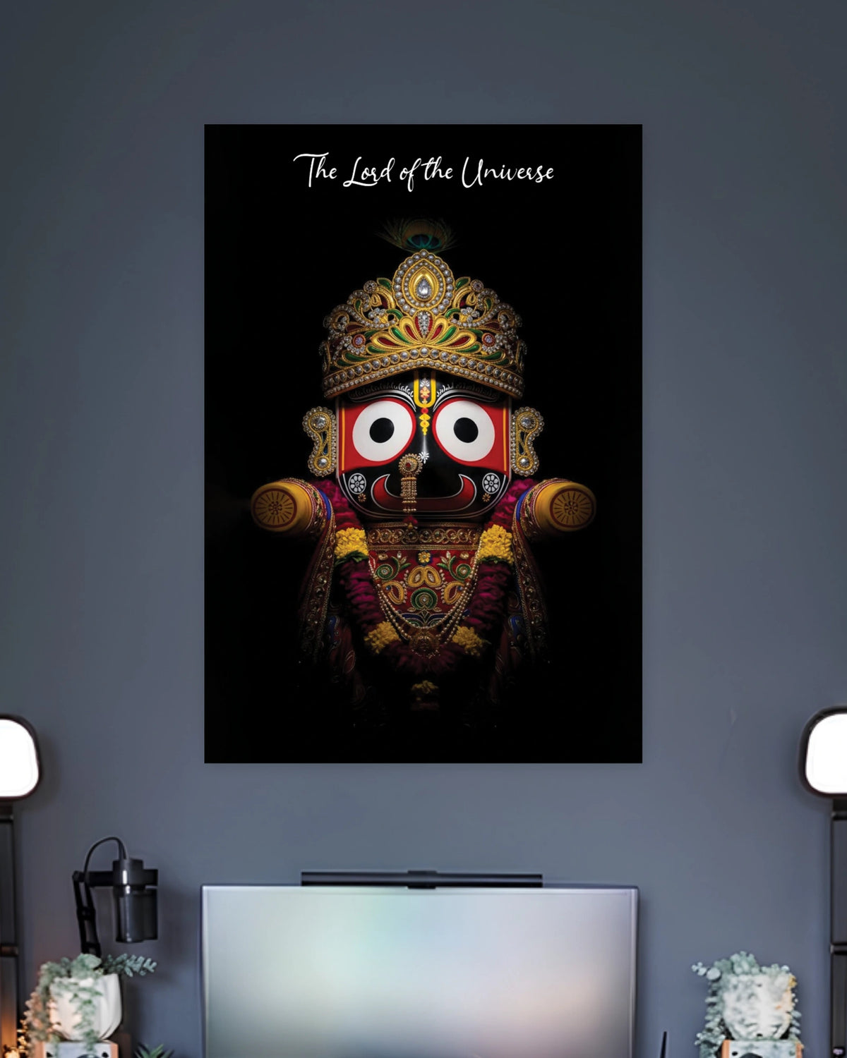 Lord Jagannath Universe Poster artwork with bold detailed composition 2