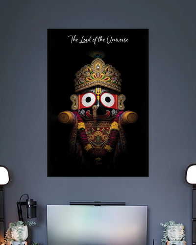 Lord Jagannath Universe Poster artwork with bold detailed composition 2