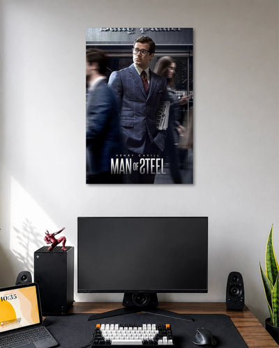 Man of Steel Henry Cavill Suit Movie Poster  poster artwork