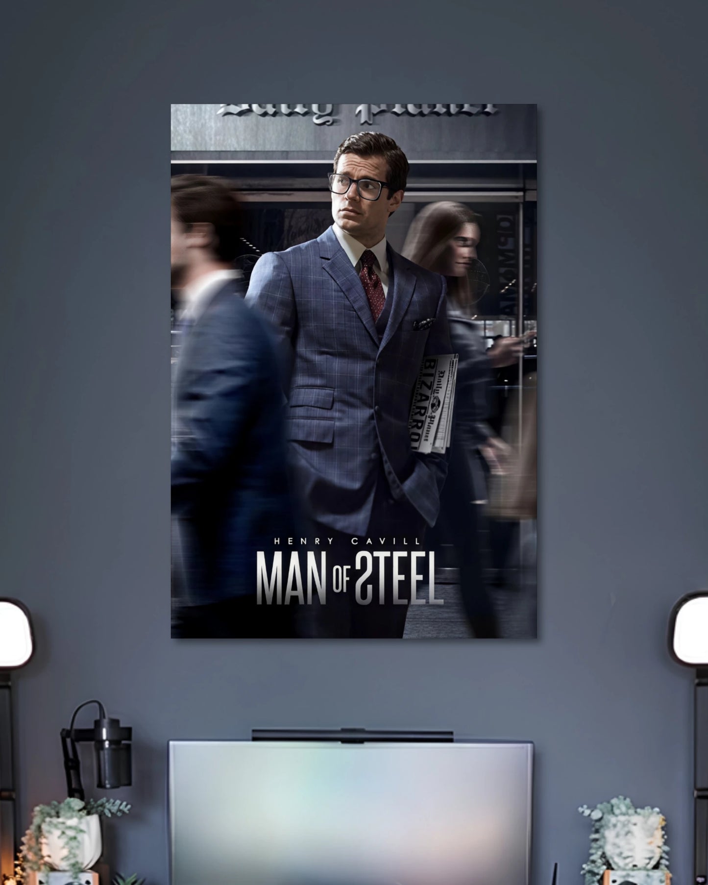 Alternative artwork featuring Man of Steel Henry Cavill Suit Movie Poster