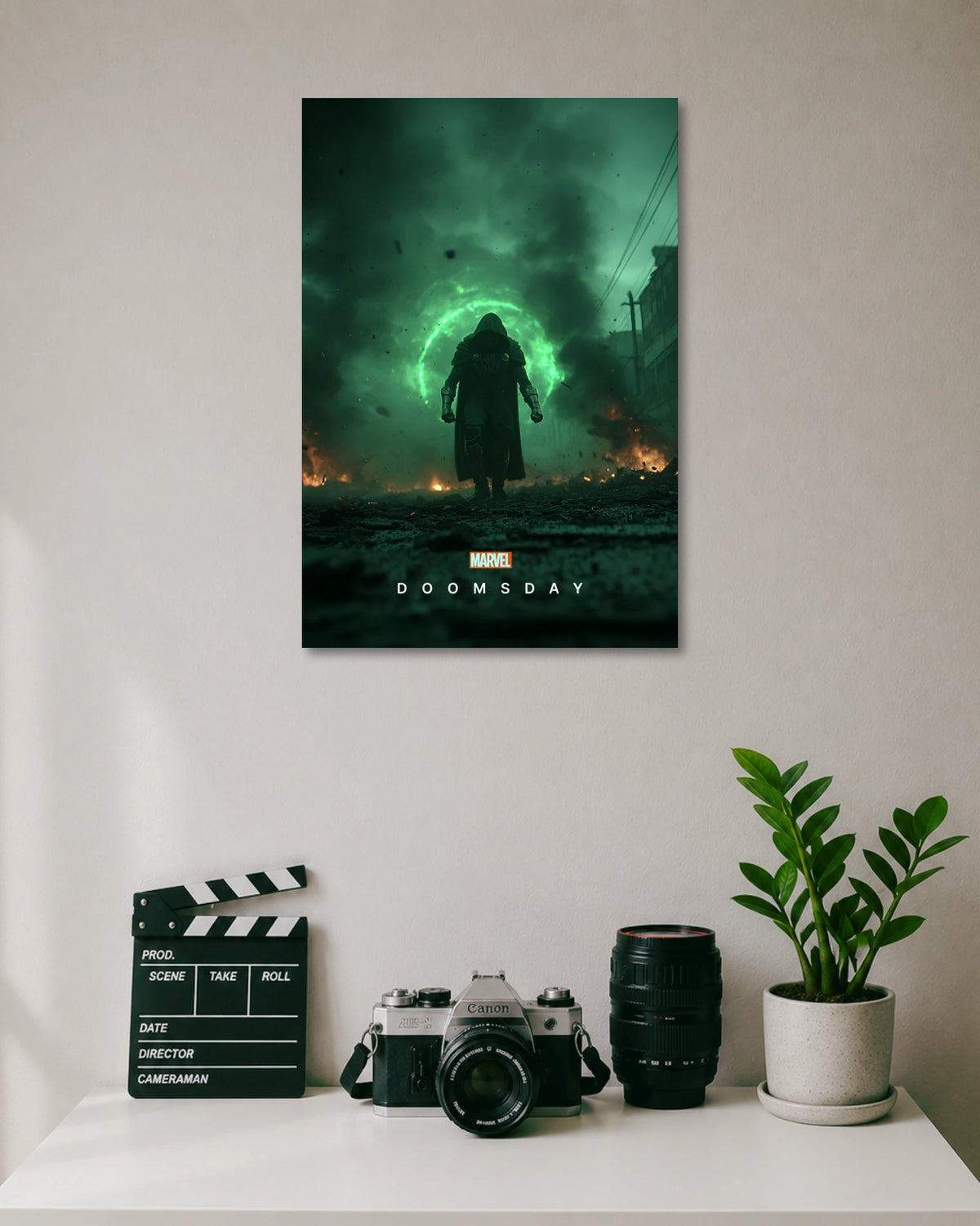 Marvel Doomsday Dr.Doom Poster artwork with bold detailed composition 1