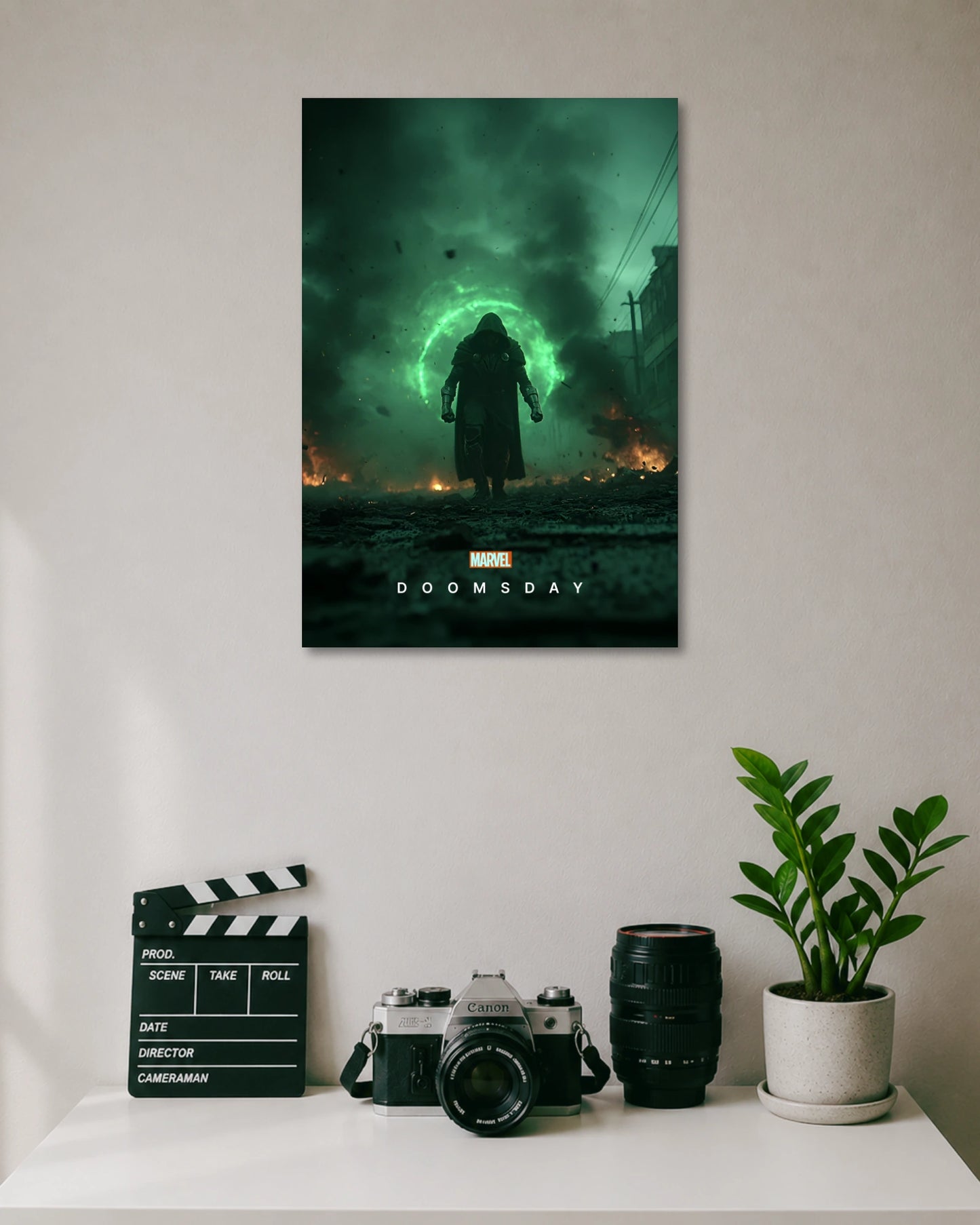 Marvel Doomsday Dr.Doom Poster artwork with bold detailed composition 1