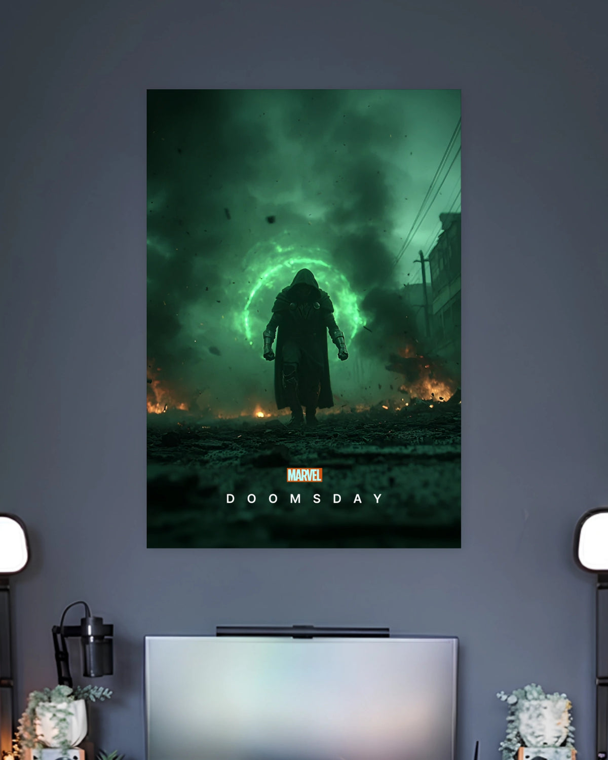 Marvel Doomsday Dr.Doom Poster artwork with bold detailed composition 2