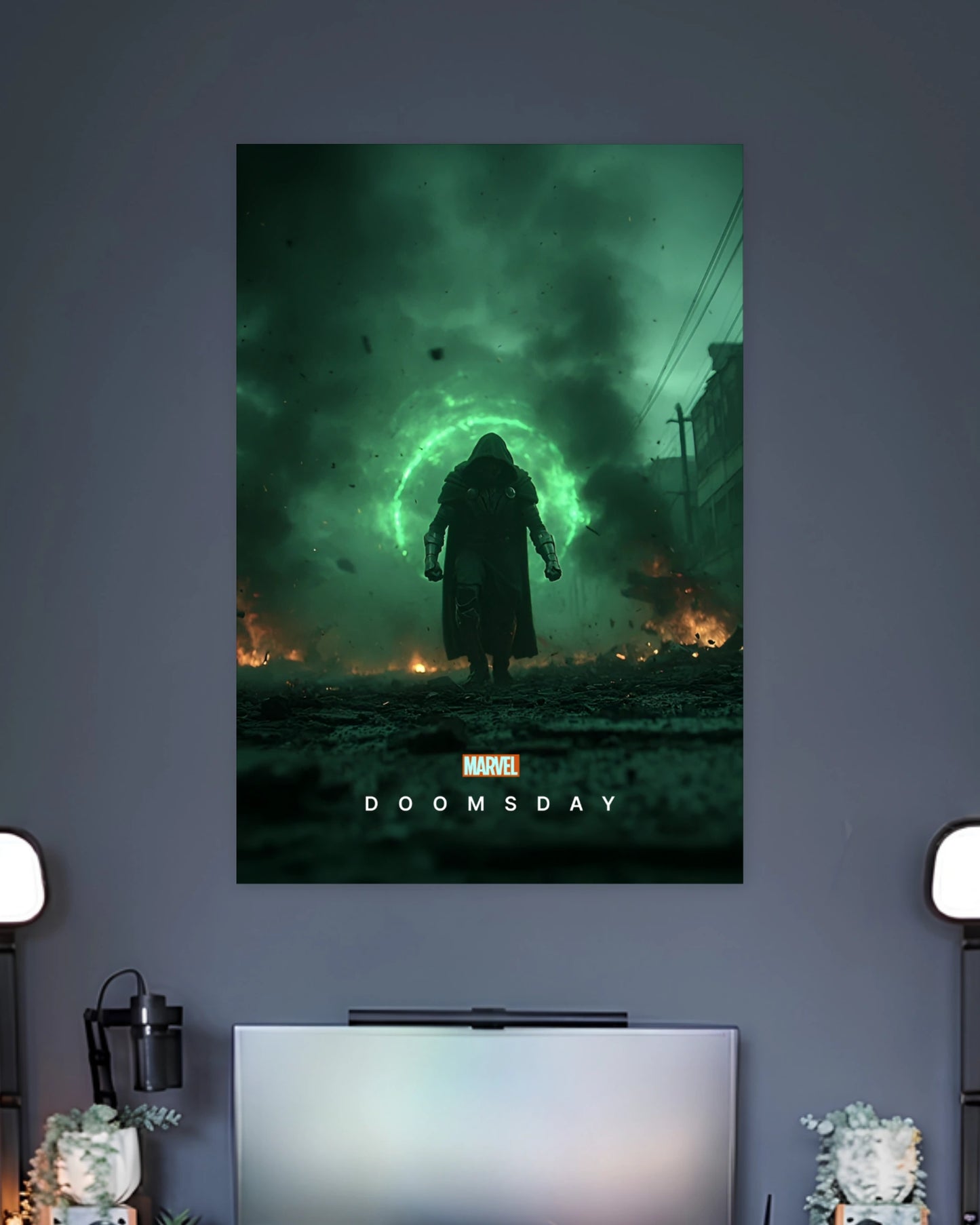 Marvel Doomsday Dr.Doom Poster artwork with bold detailed composition 2