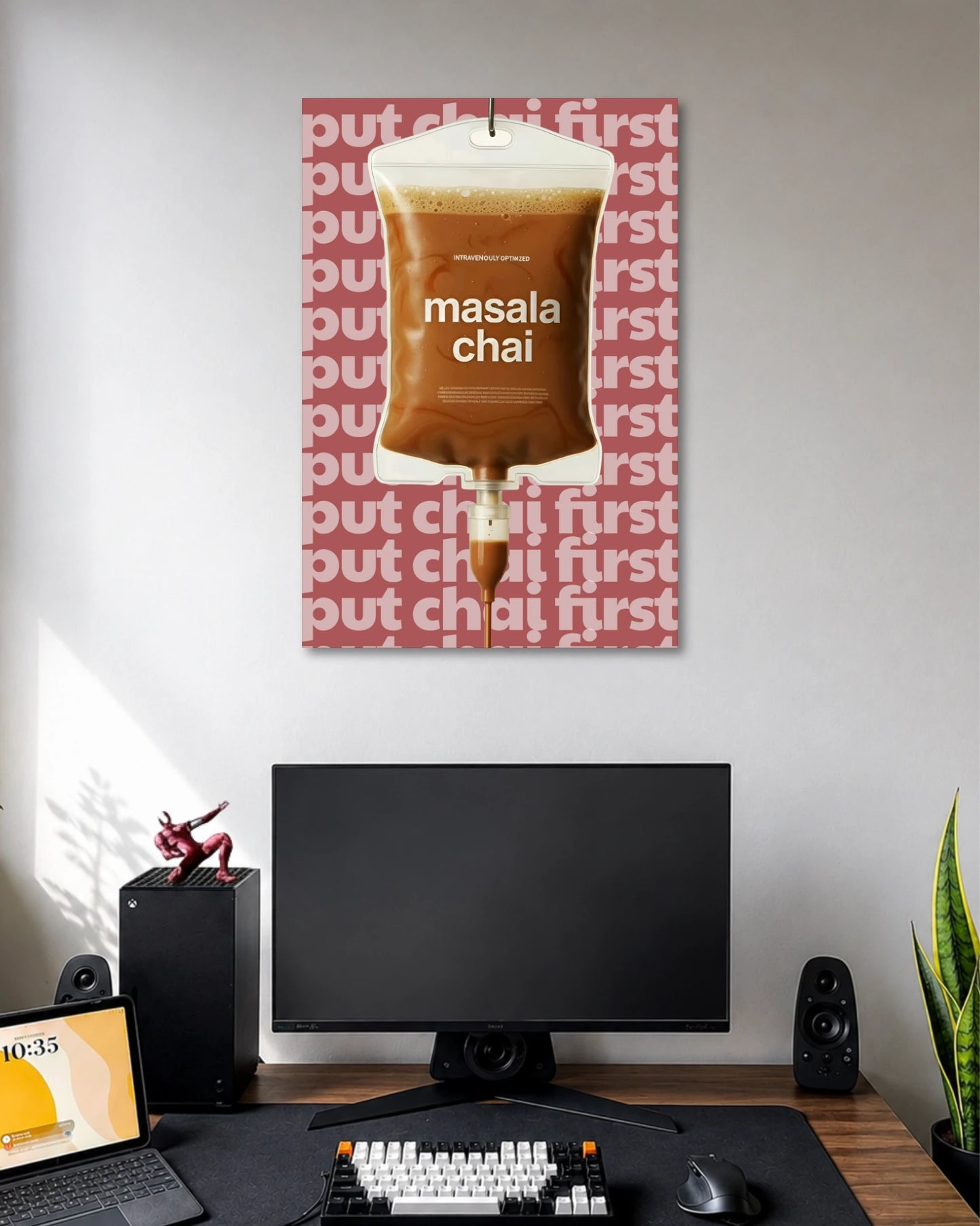 Masala Chai Aesthetic Poster poster artwork