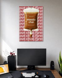 Masala Chai Aesthetic Poster poster artwork