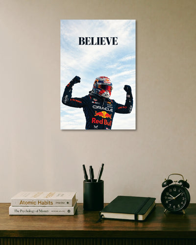 Max Verstappen Believe Poster poster artwork