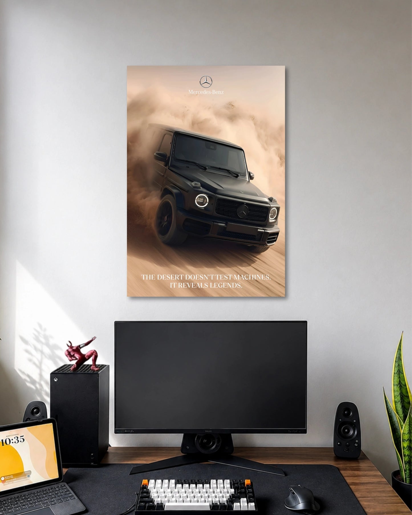 Mercedes G-Class Desert Legend Wall Art artwork with detailed composition 1