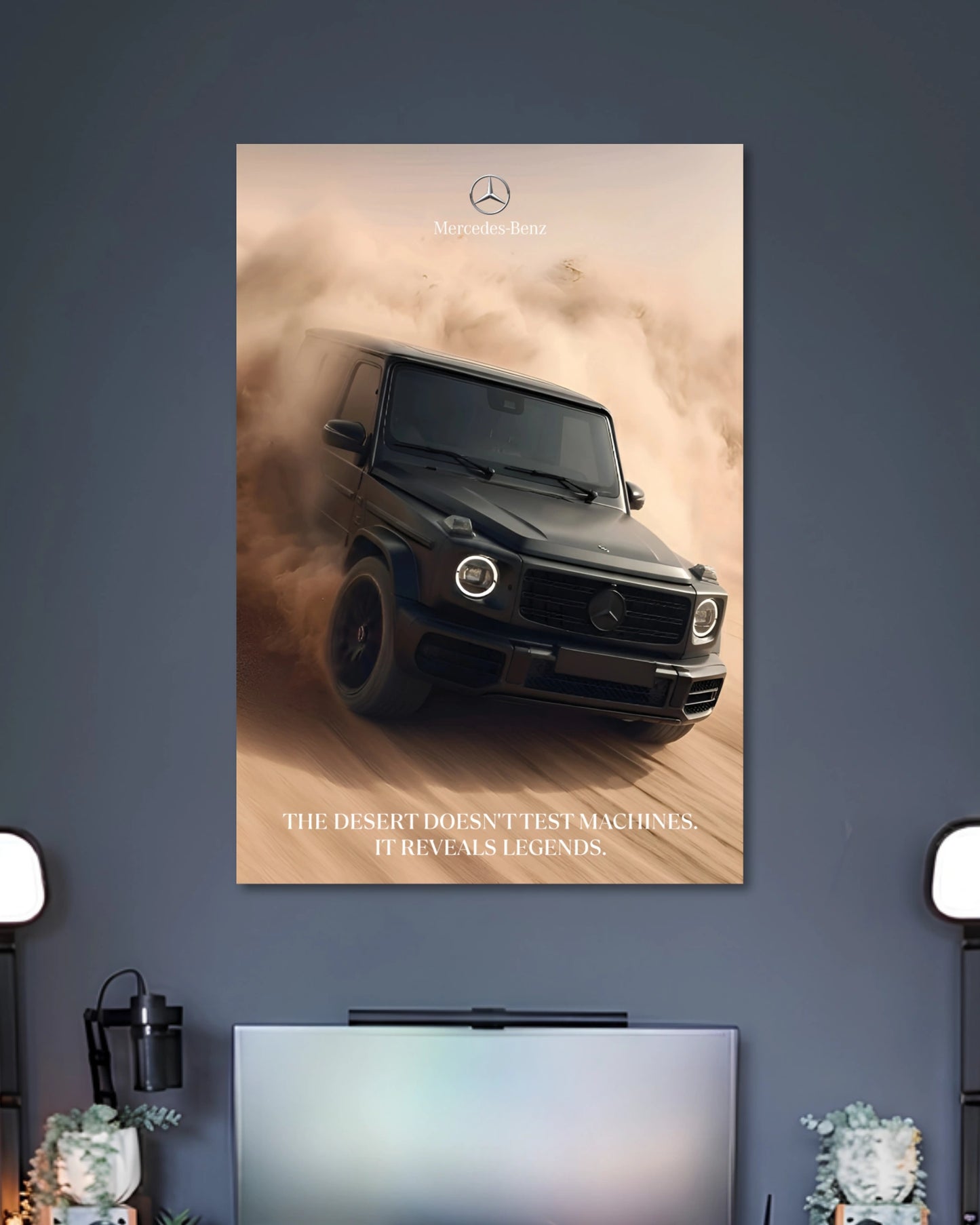Mercedes G-Class Desert Legend Wall Art artwork with detailed composition 2