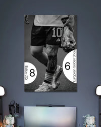 Alternative artwork featuring Lionel Messi Ballon d'Or 8 Golden Shoe 6 Poster