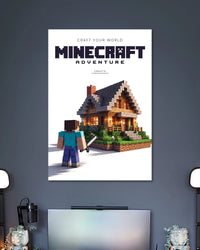 Alternative artwork featuring Minecraft Adventure House Poster