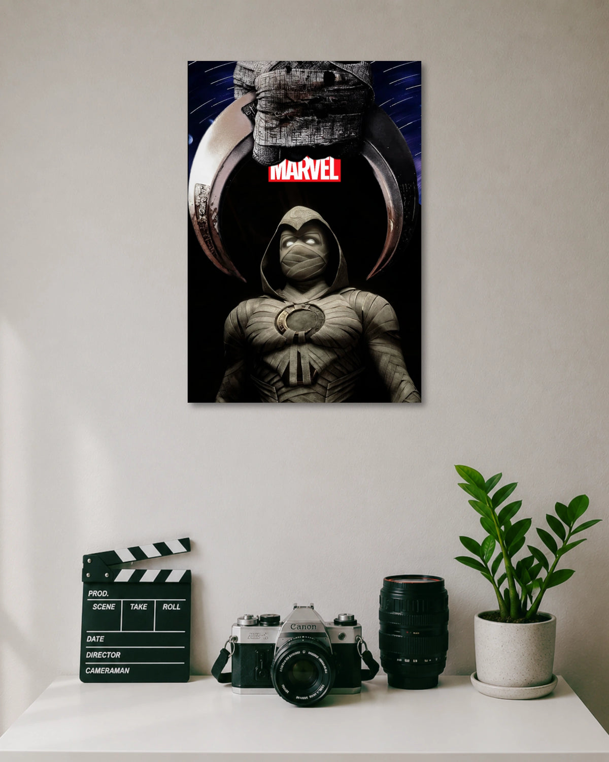 Moon Knight Khonshu Marvel Poster artwork 1