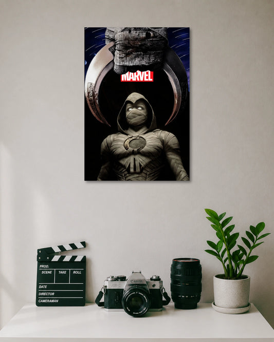 Moon Knight Khonshu Marvel Poster artwork 1