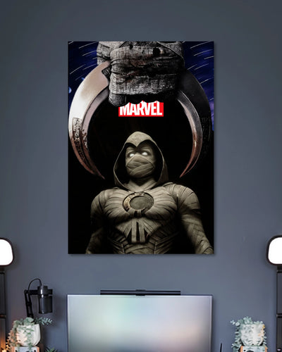Moon Knight Khonshu Marvel Poster artwork 2