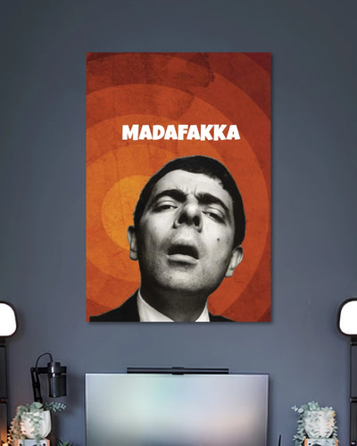 Alternative artwork featuring Mr Bean MADAFAKKA Funny Character Poster