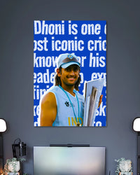 Alternative artwork featuring MS Dhoni 2007 World T20 Trophy Cricket Poster