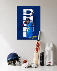 MS Dhoni Thala India Cricket Poster poster artwork