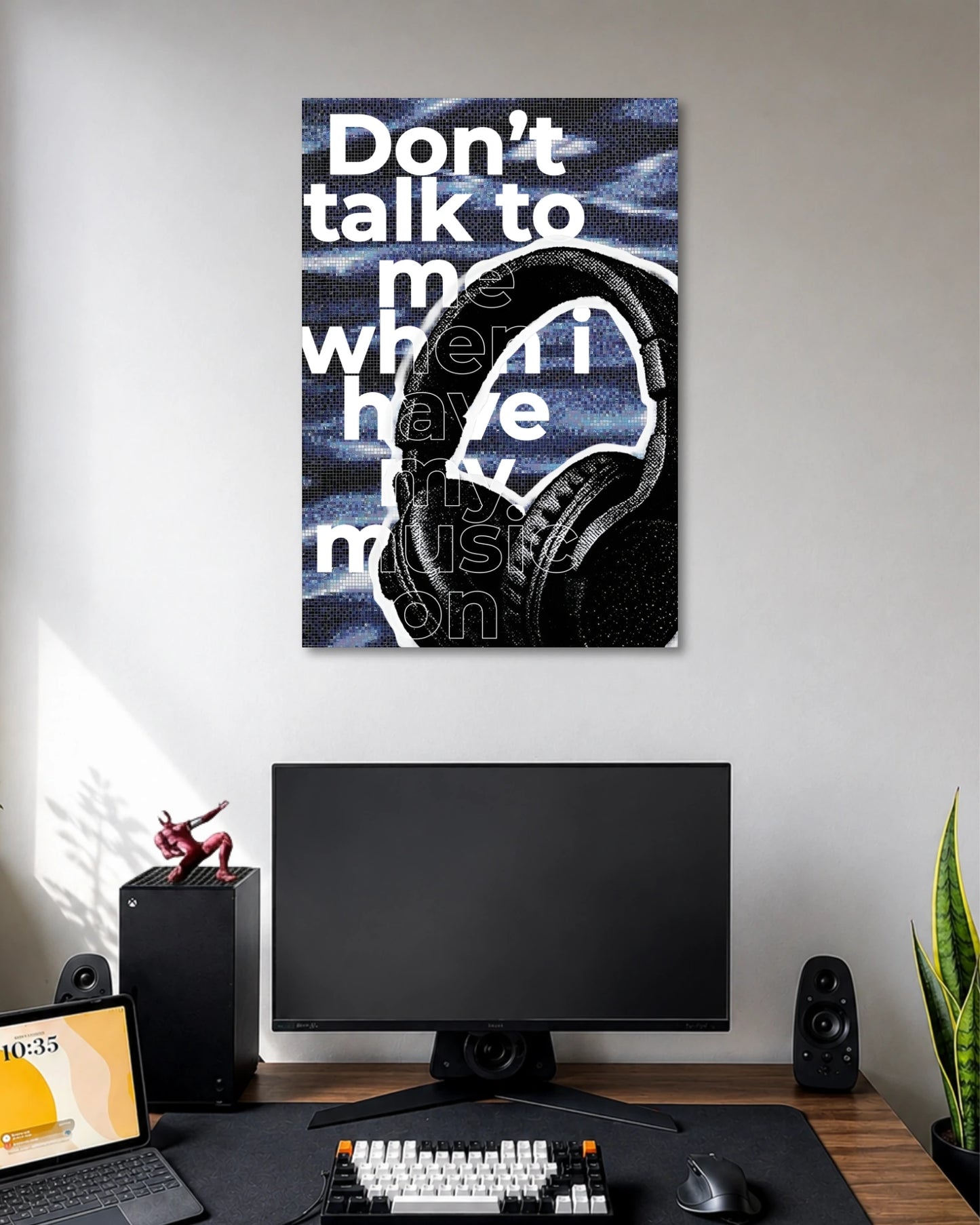Music Over Everything Aesthetic Poster poster artwork
