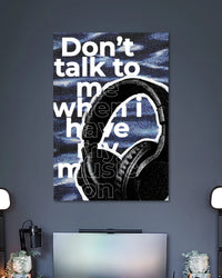 Alternative artwork view of Music Over Everything Aesthetic Poster
