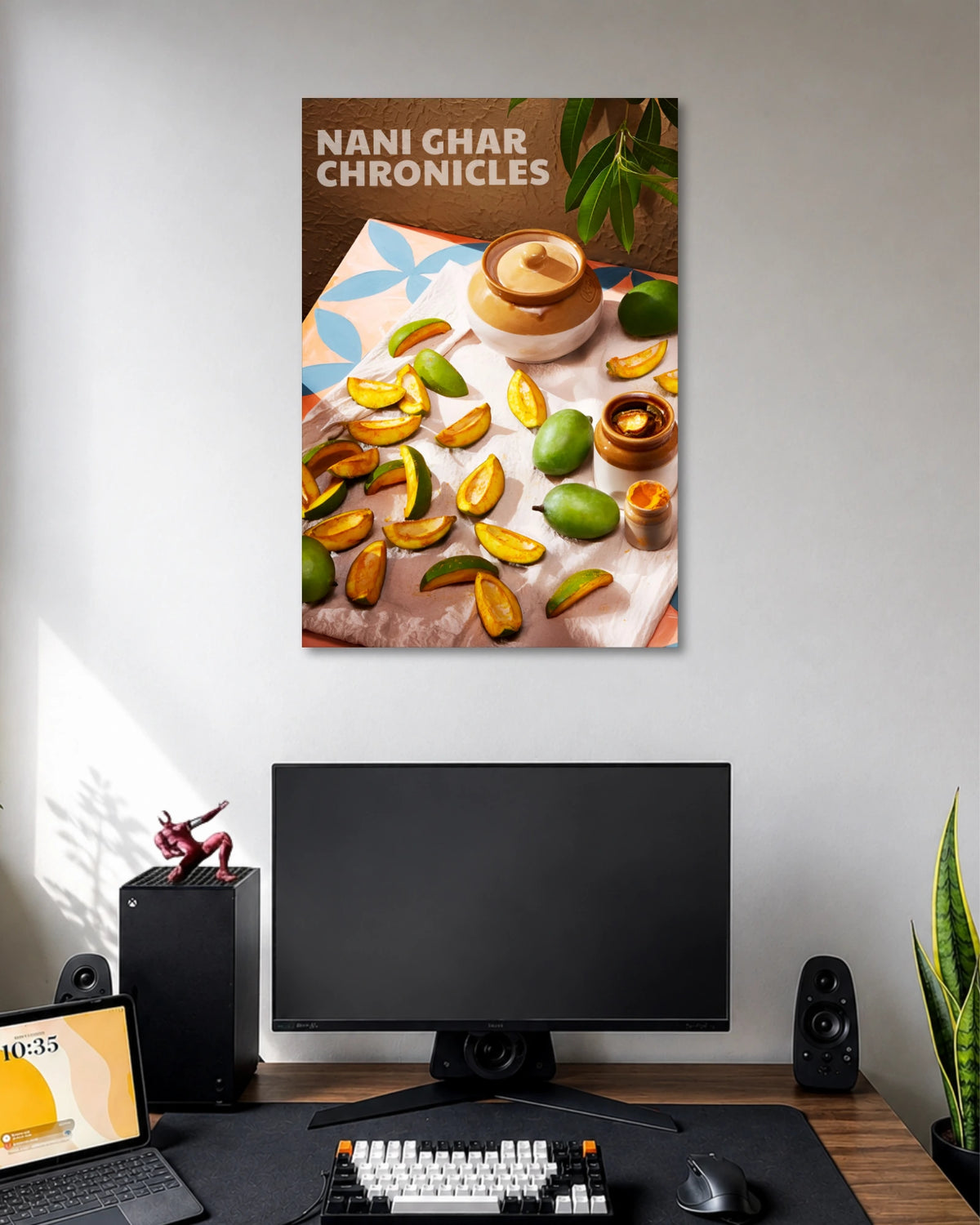 Nani Ghar Chronicles Mango Aesthetic Poster poster artwork