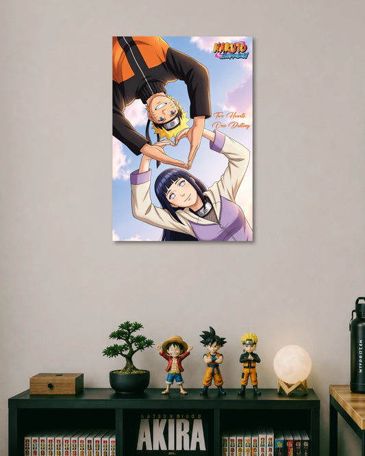 Naruto Hinata Heart Wall Art artwork with detailed composition 1