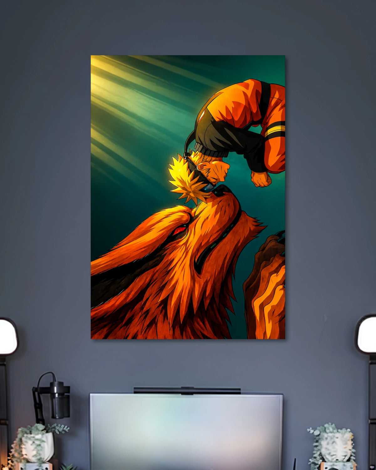 Naruto Kurama Anime Action Poster alternative artwork