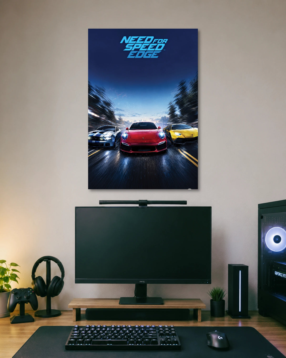 Need for Speed Edge Racing Cars Poster poster artwork