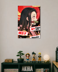 Nezuko Kamado Demon Slayer Anime Poster poster artwork