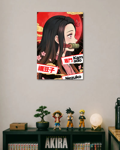 Nezuko Kamado Demon Slayer Anime Poster poster artwork