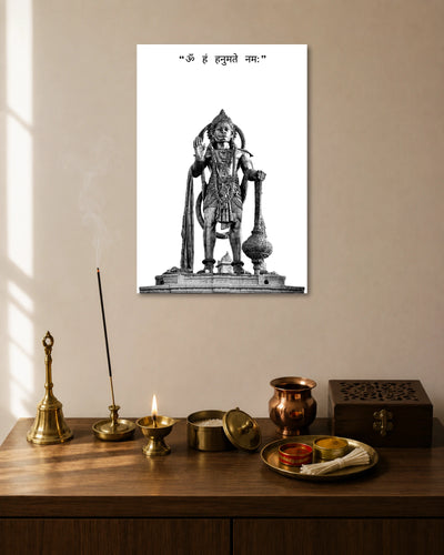 Om Hanumate Namah Hanuman Poster poster artwork