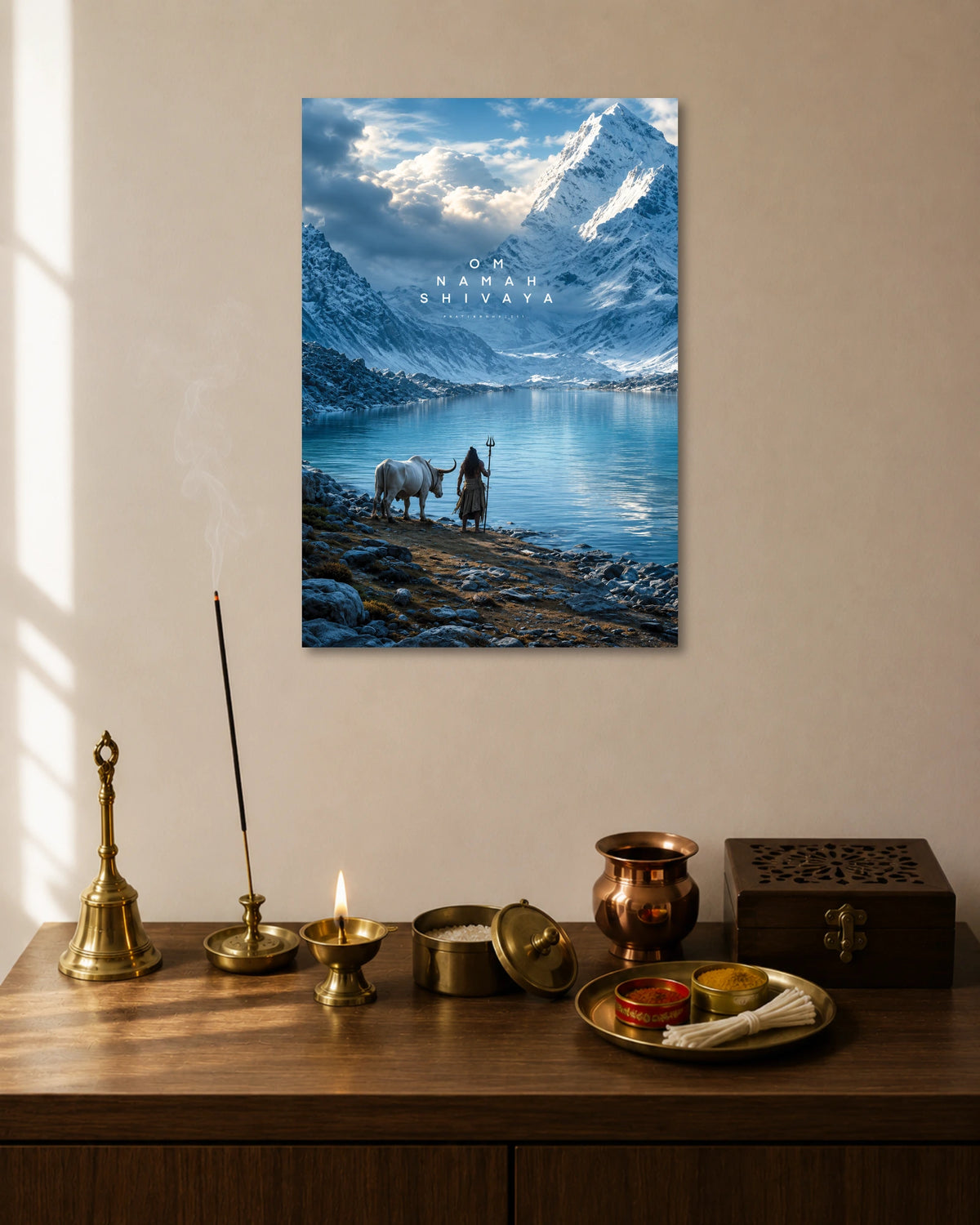 Om Namah Shivaya Himalayan Shiva Poster poster artwork