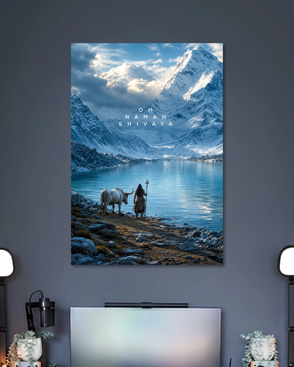 Alternative artwork featuring Om Namah Shivaya Himalayan Shiva Poster