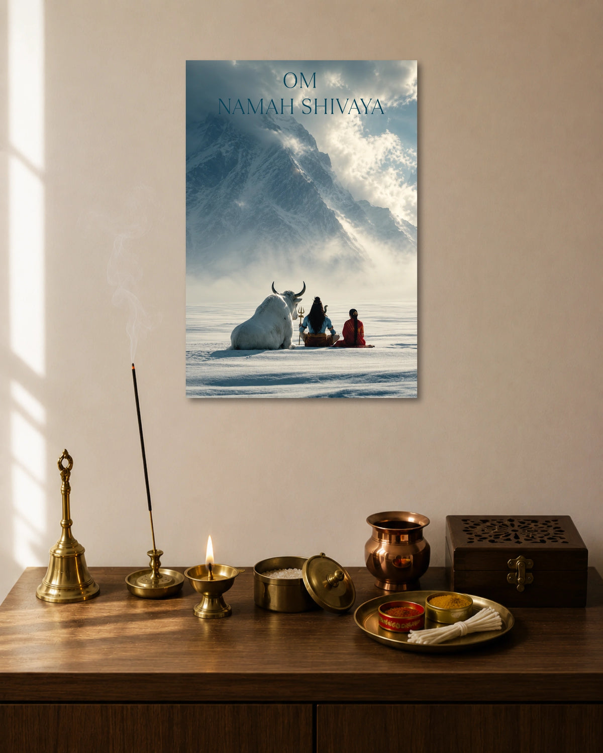 Om Namah Shivaya Shiva Poster artwork with bold detailed composition 1