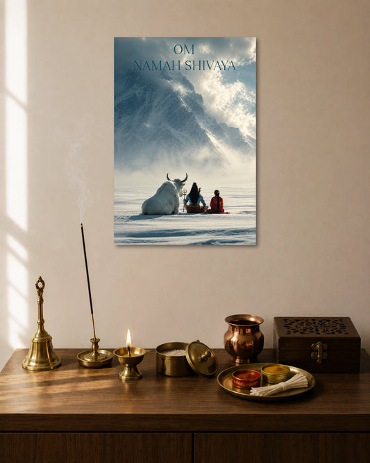 Om Namah Shivaya Shiva Poster artwork with bold detailed composition 1